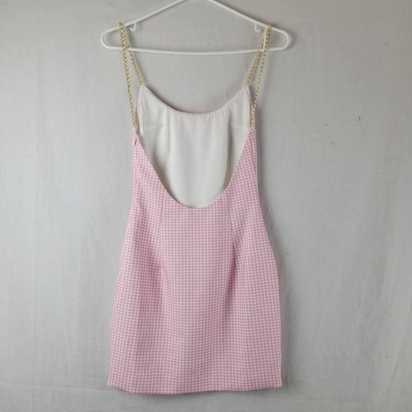 Amber Scholl X Meshki Pink Gingham Dress - Picture 2 of 11